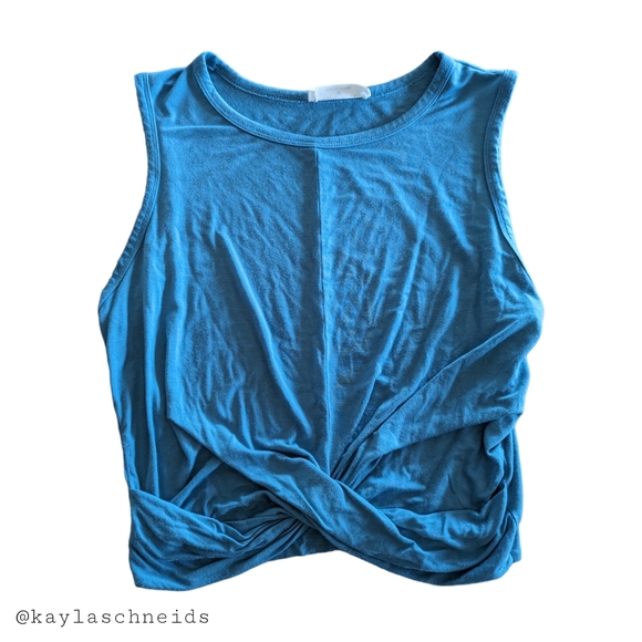 🌻2 for $20 |  Zenana Knotted Crop Tank Top - Picture 11 of 15